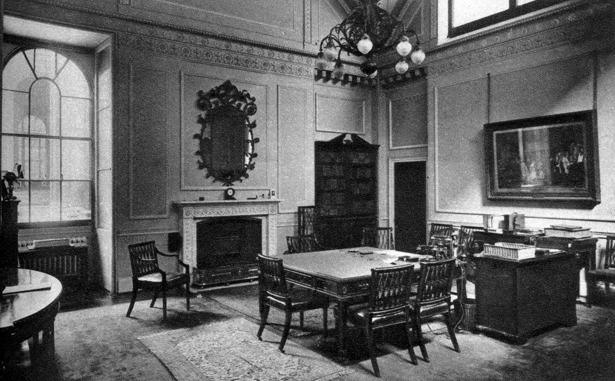 Der Gouverneursraum, Bank, London, 1926-1927 von Joel