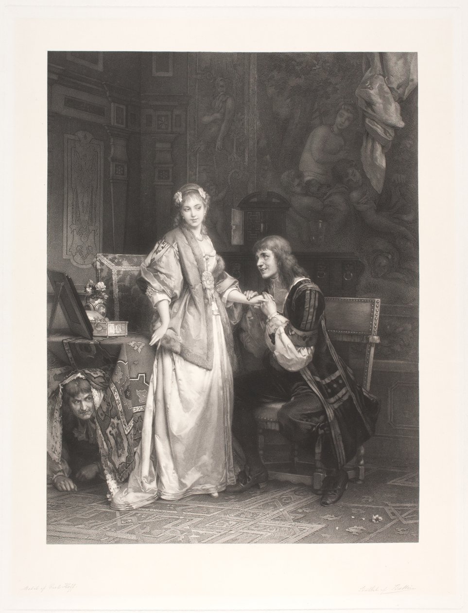 Tartuffe und Elmire von Joel Ballin