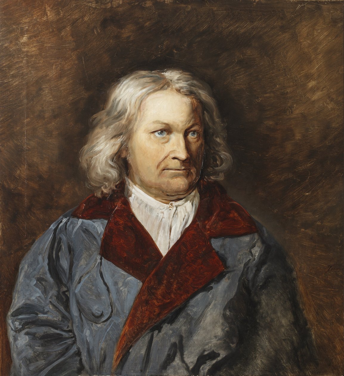 Porträt von Bertel Thorvaldsen von Johan Christian Dahl