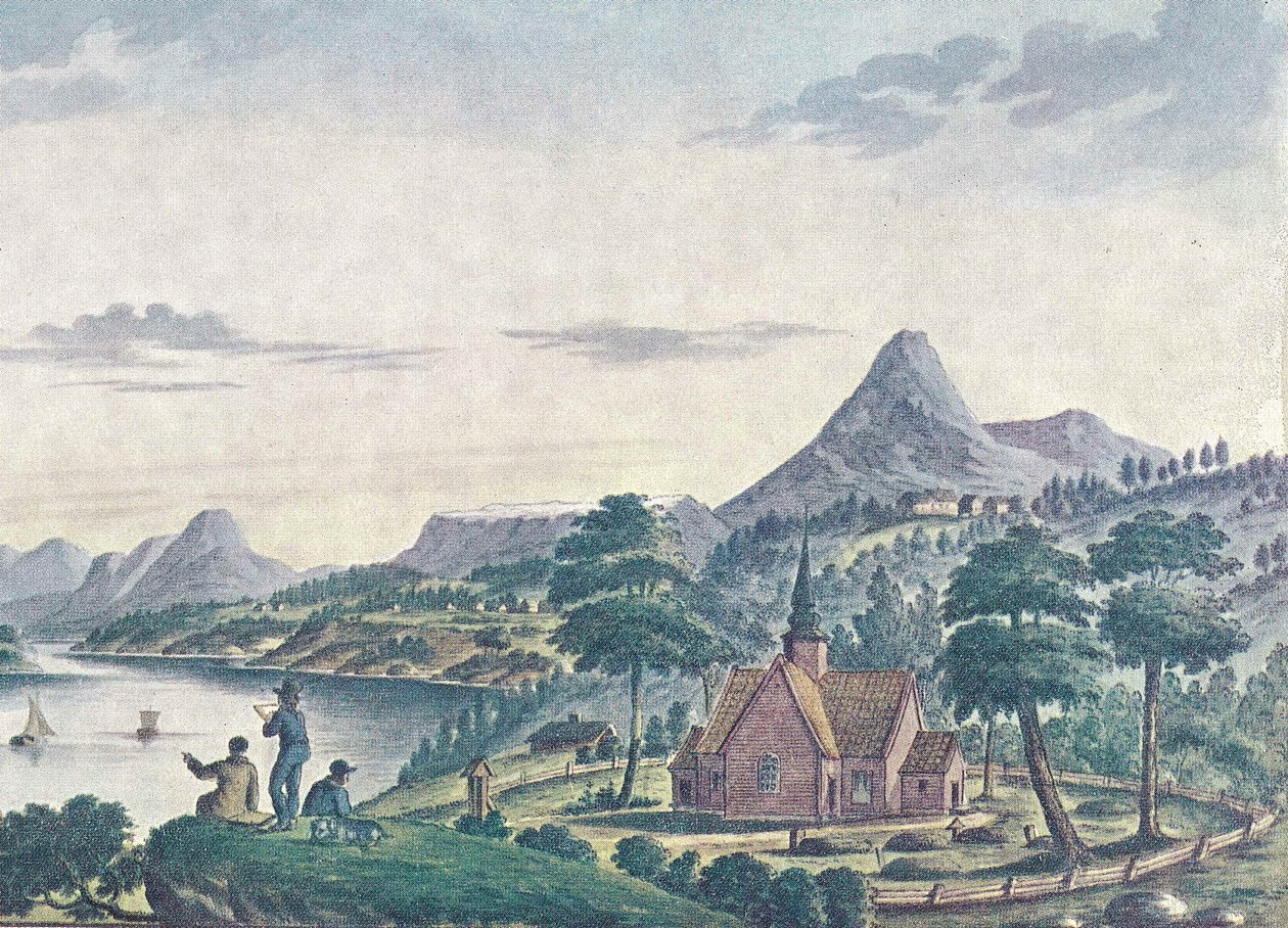 Dreier Aussicht Stranda Ausschnitt von Johan F. L. Dreier
