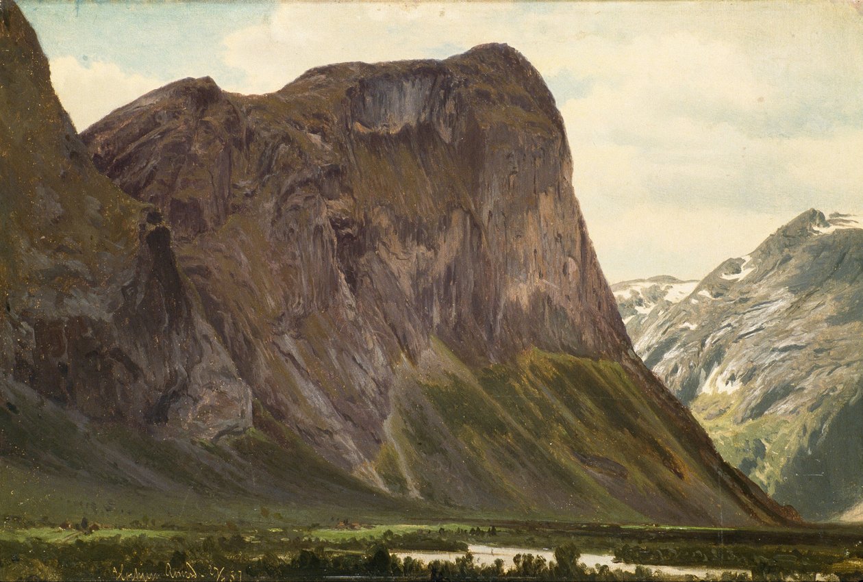 Von Horgheim in Romsdal von Johan Fredrik Eckersberg