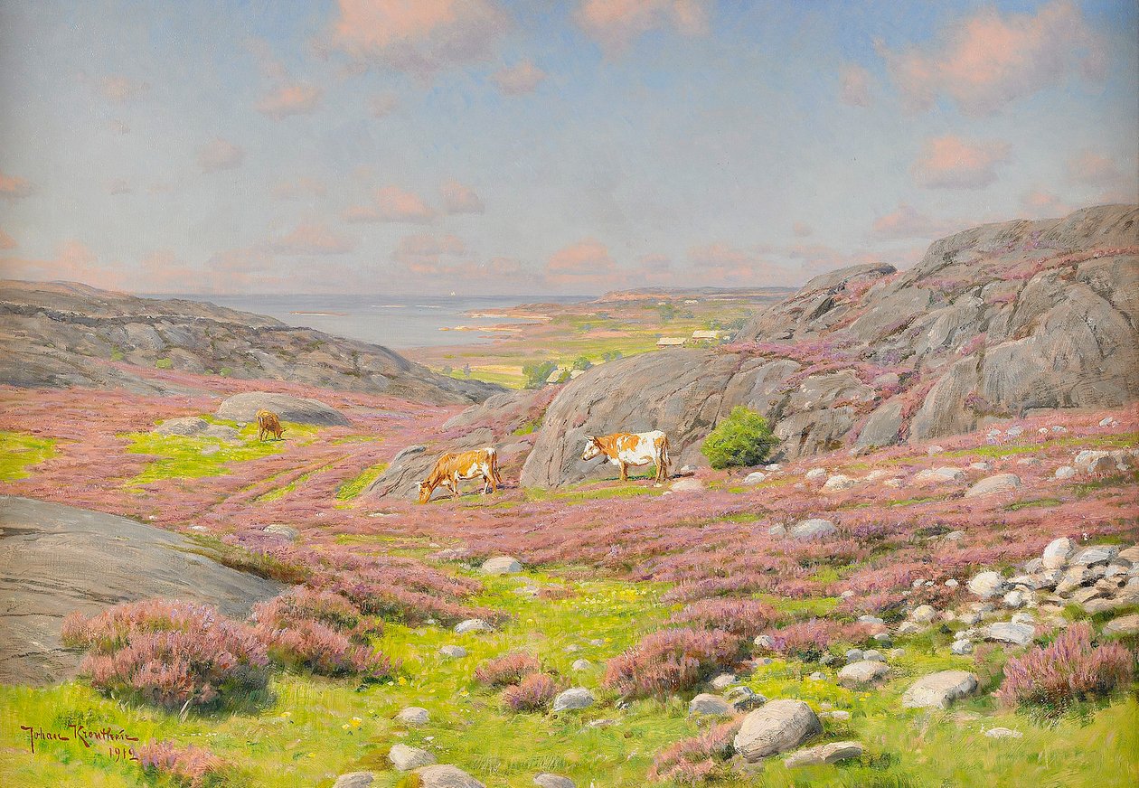 Szene von der Nordküste Hallands von Johan Fredrik Krouthen