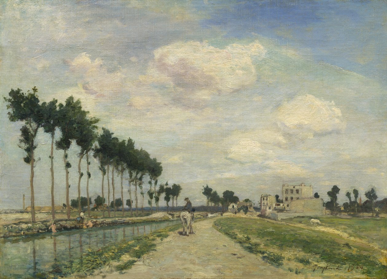 Der Treidelpfad von Johan Barthold Jongkind