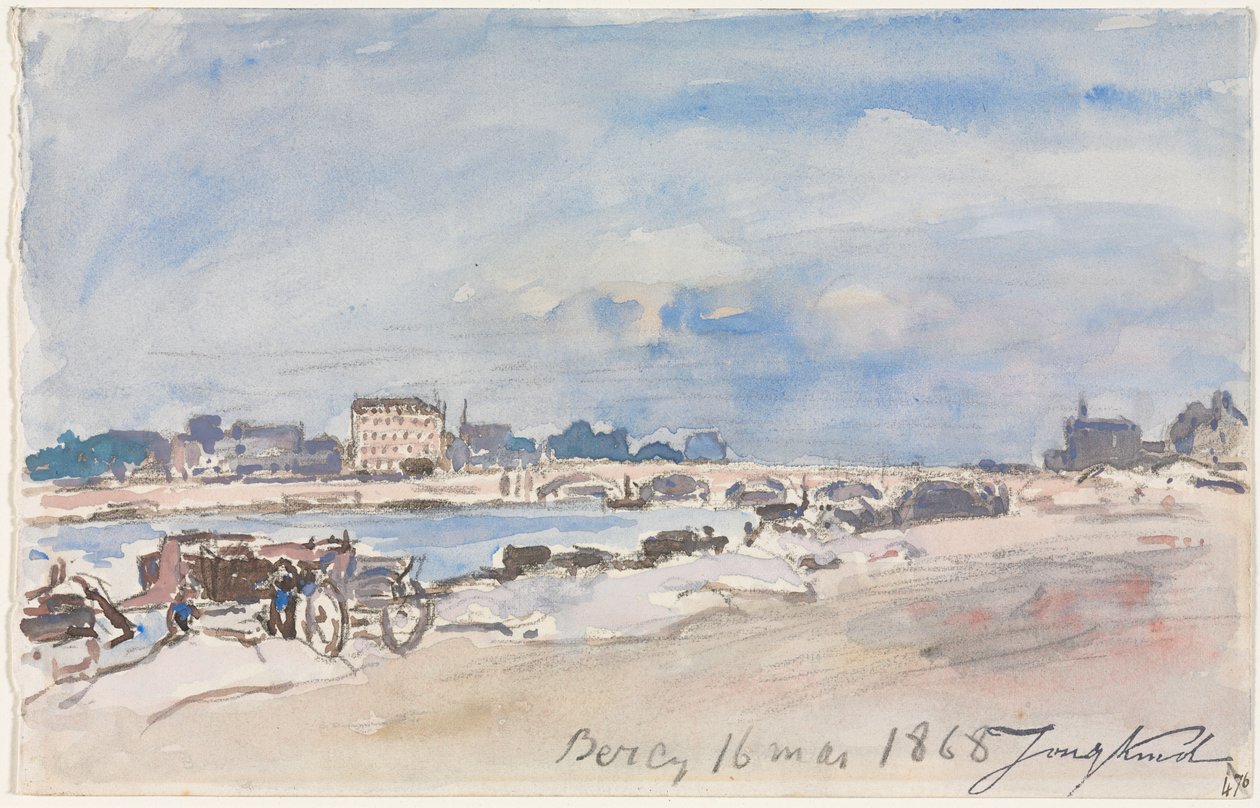 Bercy von Johan Barthold Jongkind