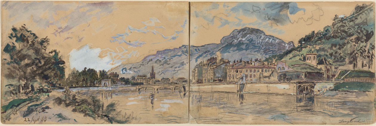 Grenoble von Johan Barthold Jongkind