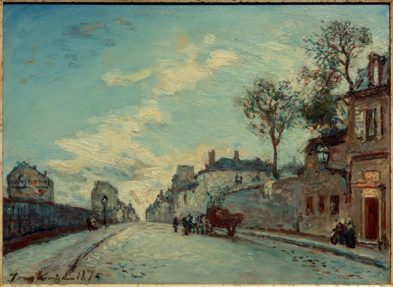 Paris, die Rue Picpus von Johan Barthold Jongkind