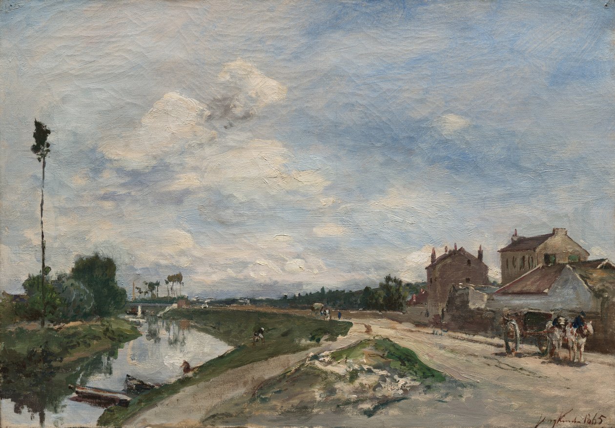 Die Seine bei Bas-Meudon, 1865 von Johan Barthold Jongkind
