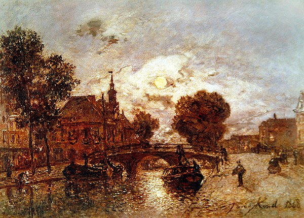 Ansicht von Den Haag, 1868 von Johan Barthold Jongkind