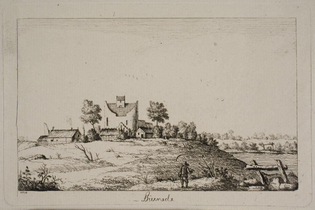 Kirche von Bjernede von Johan Bülow