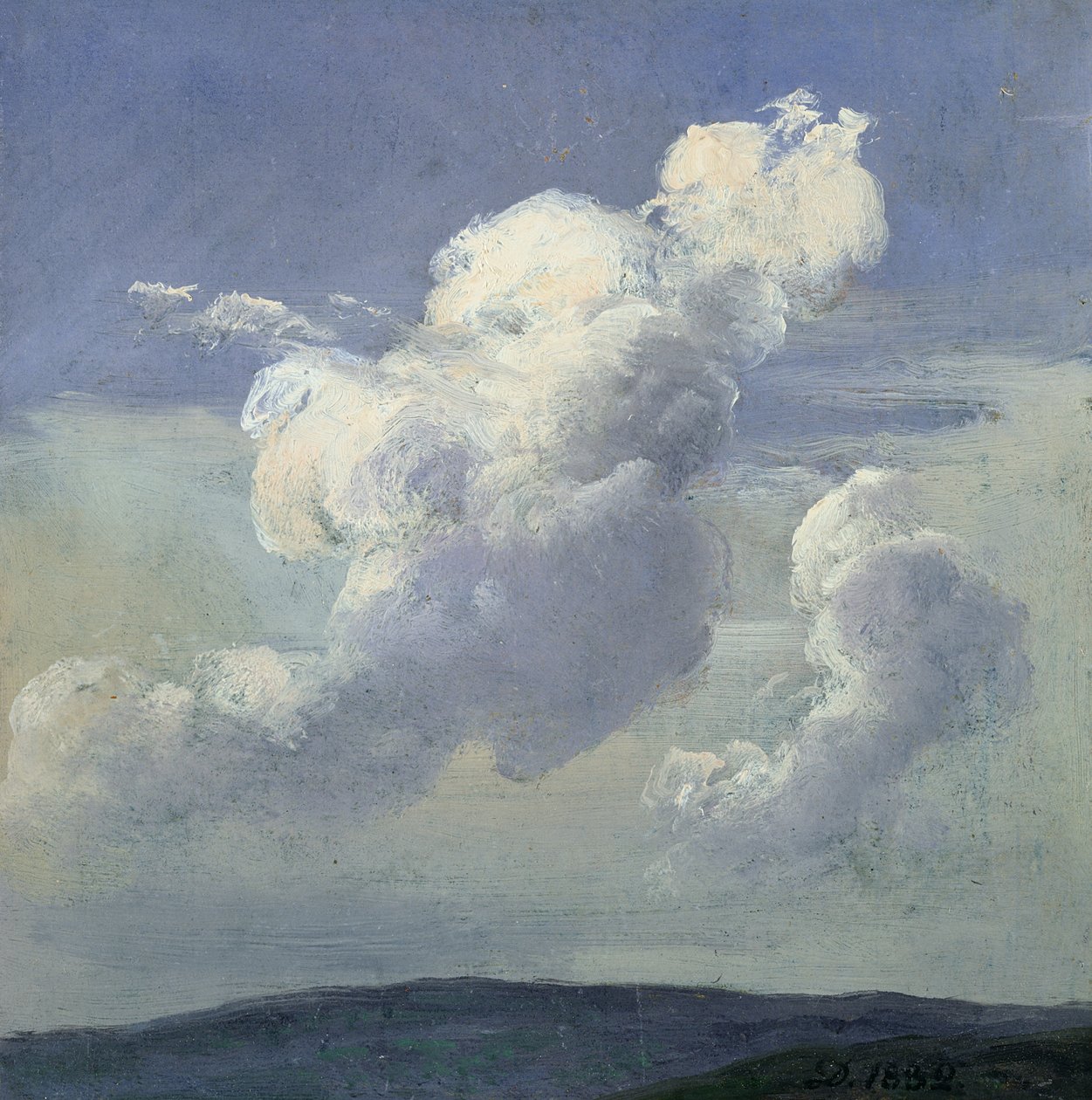 Wolkenstudie von Johan Christian Dahl