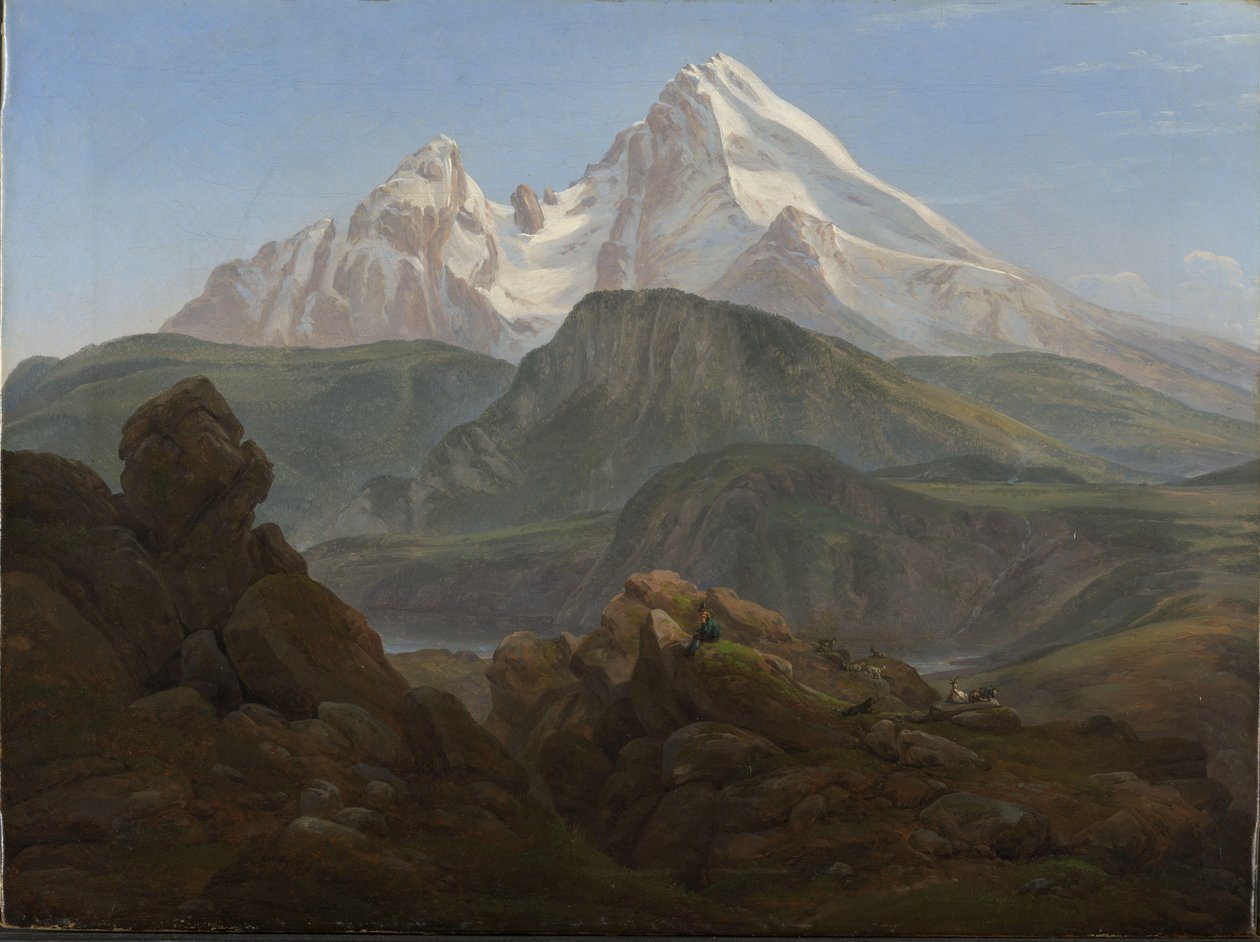 Der Watzmann von Johan Christian Dahl