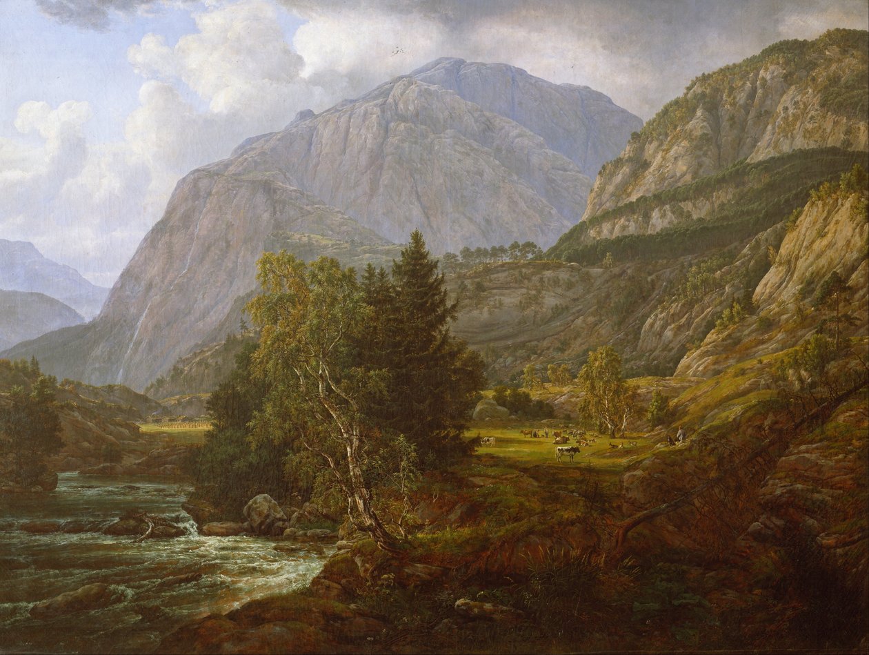 Blick auf Fortundalen von Johan Christian Dahl