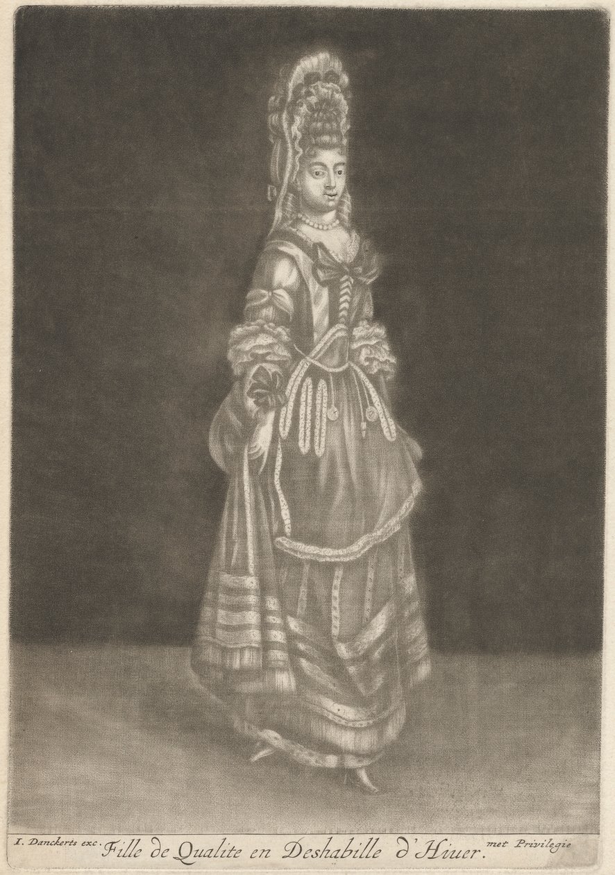 Fille de Qualité en Deshabillé d