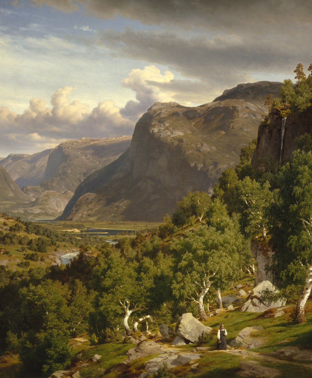 Von Nes in Hallingdal von Johan Fredrik Eckersberg