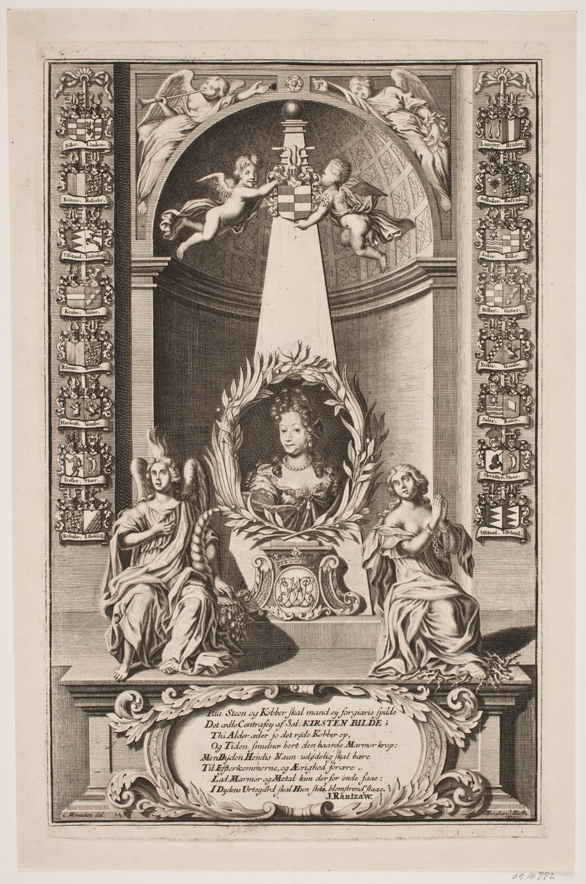 Kirsten Bille, verheiratet mit Otto Skeel von Johan Friedlein