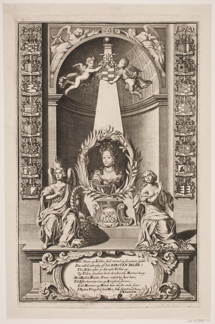 Kirsten Bille, verheiratet mit Otto Skeel von Johan Friedlein