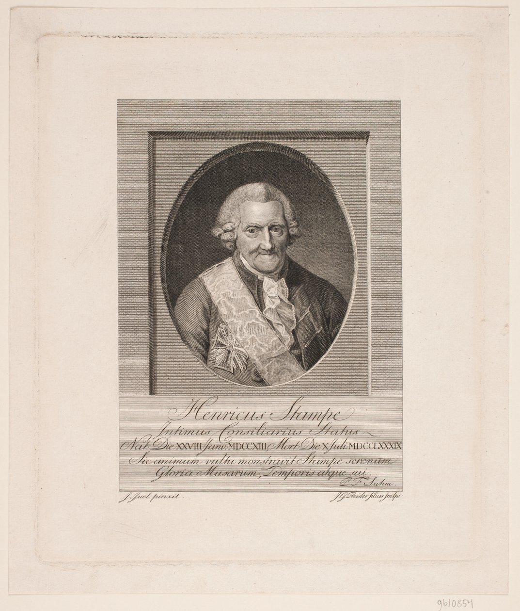 Henrik Stampe von Johan Georg Preisler