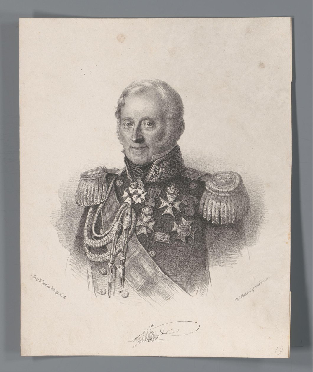Porträt von Jan Coenraad Koopman von Johan Hendrik Hoffmeister