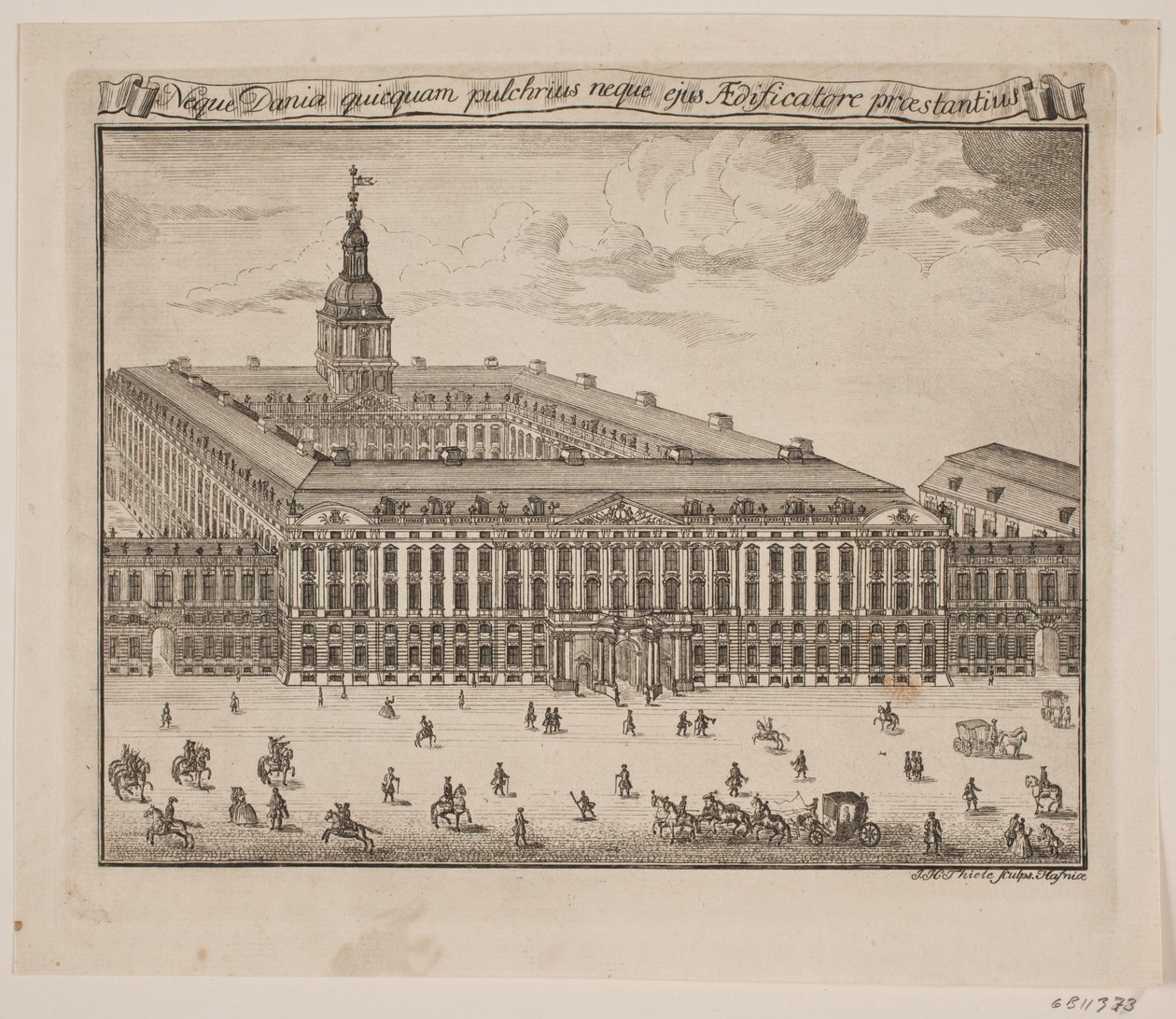 Christiansborg Schloss von Johan Herman Thiele