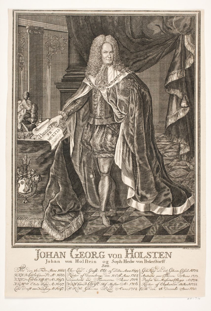 Johan Georg von Holstein von Johan Herman Thiele