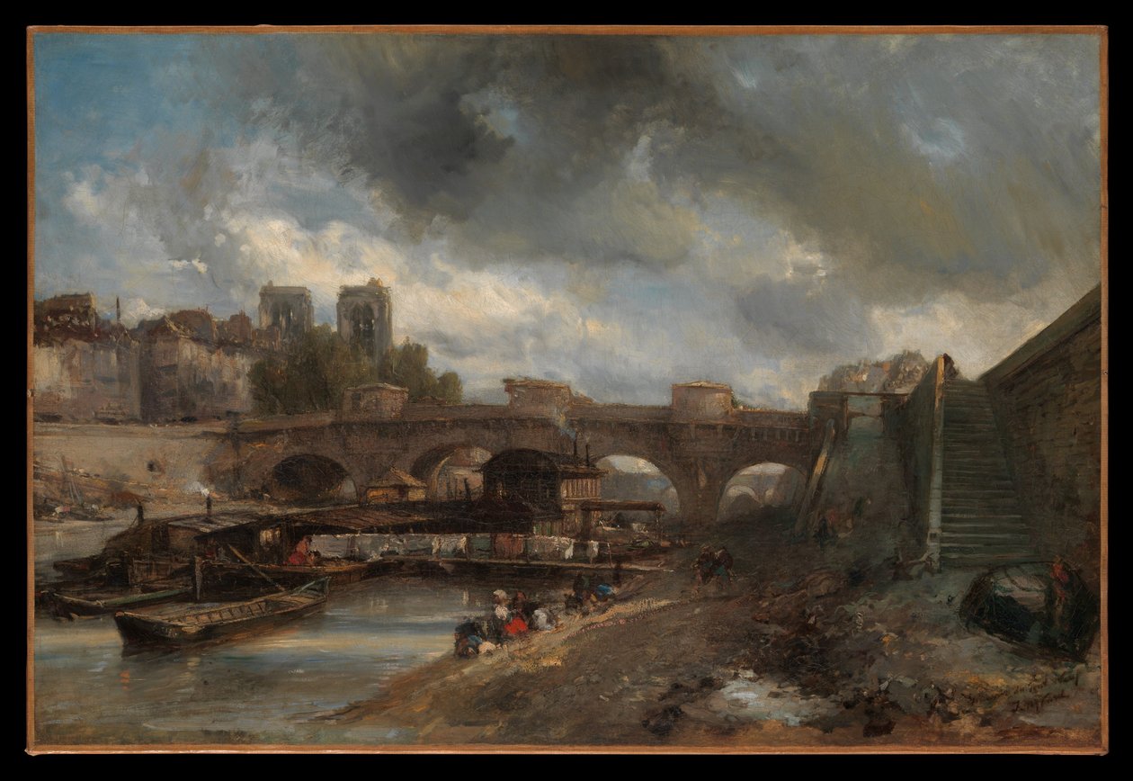 Der Pont Neuf von Johan Jongkind