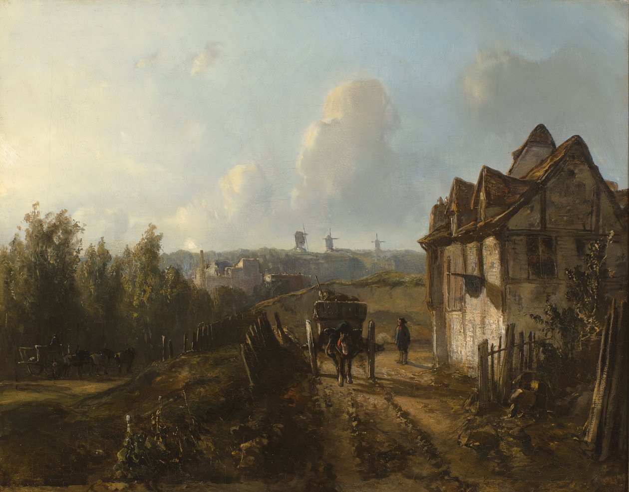 Ansicht auf Montmartre von Johan Jongkind