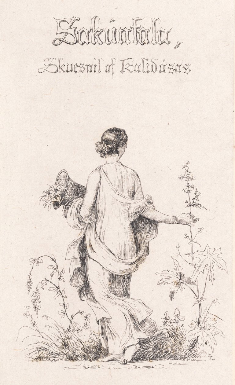 Blumensammlerin von Johan Lundbye