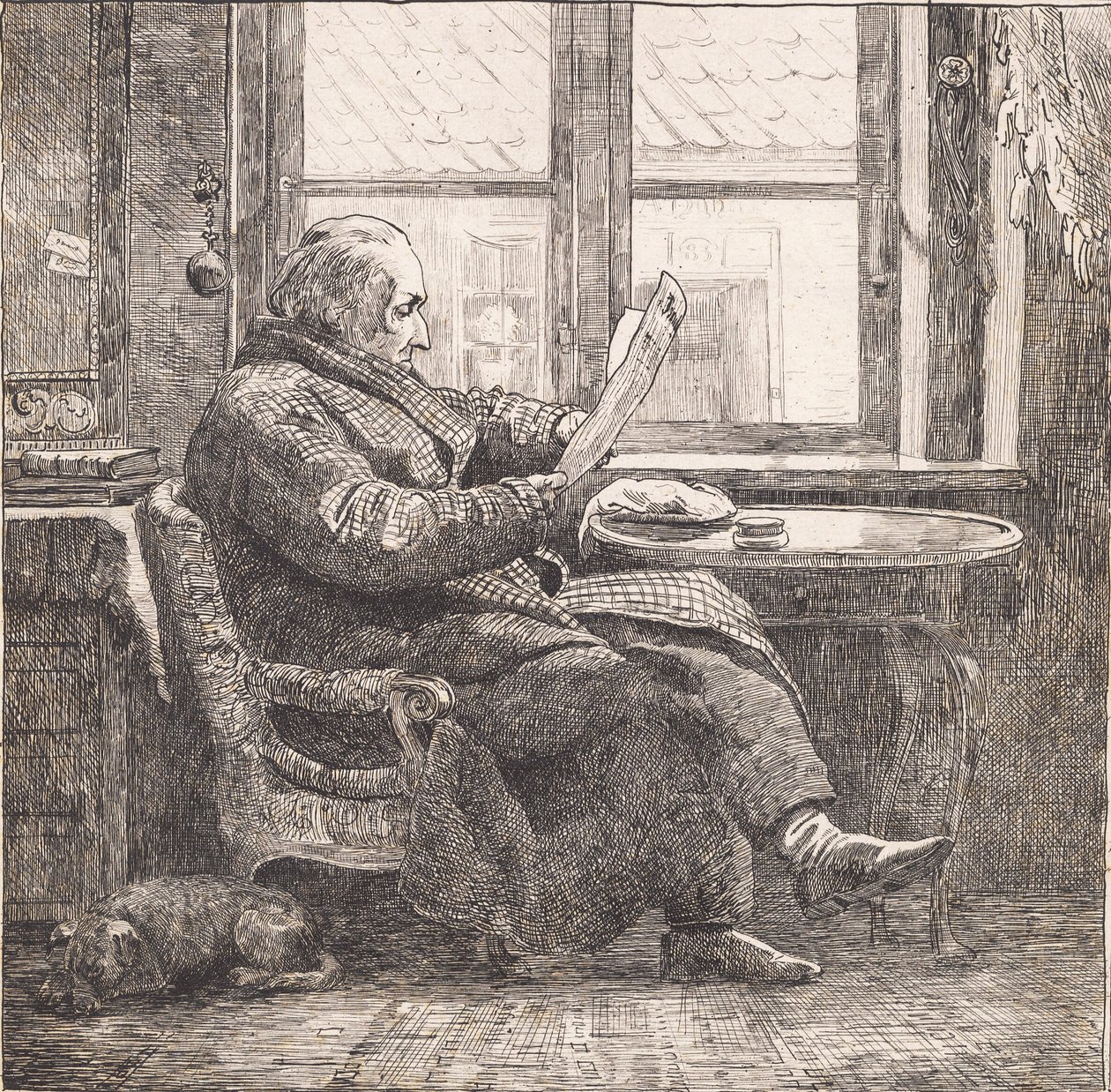 Justizrat Emanuel Bonnevie von Johan Lundbye