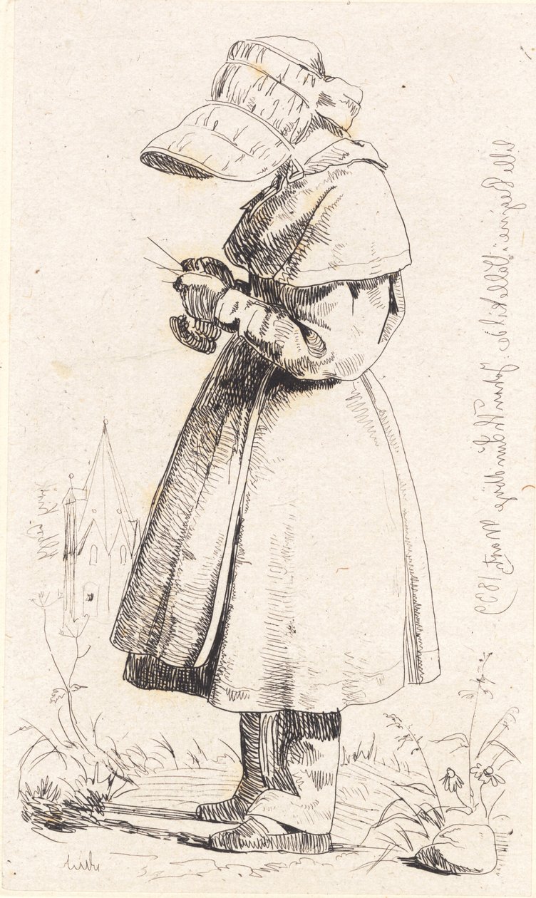 Kleine Regine in Vallekilde von Johan Lundbye