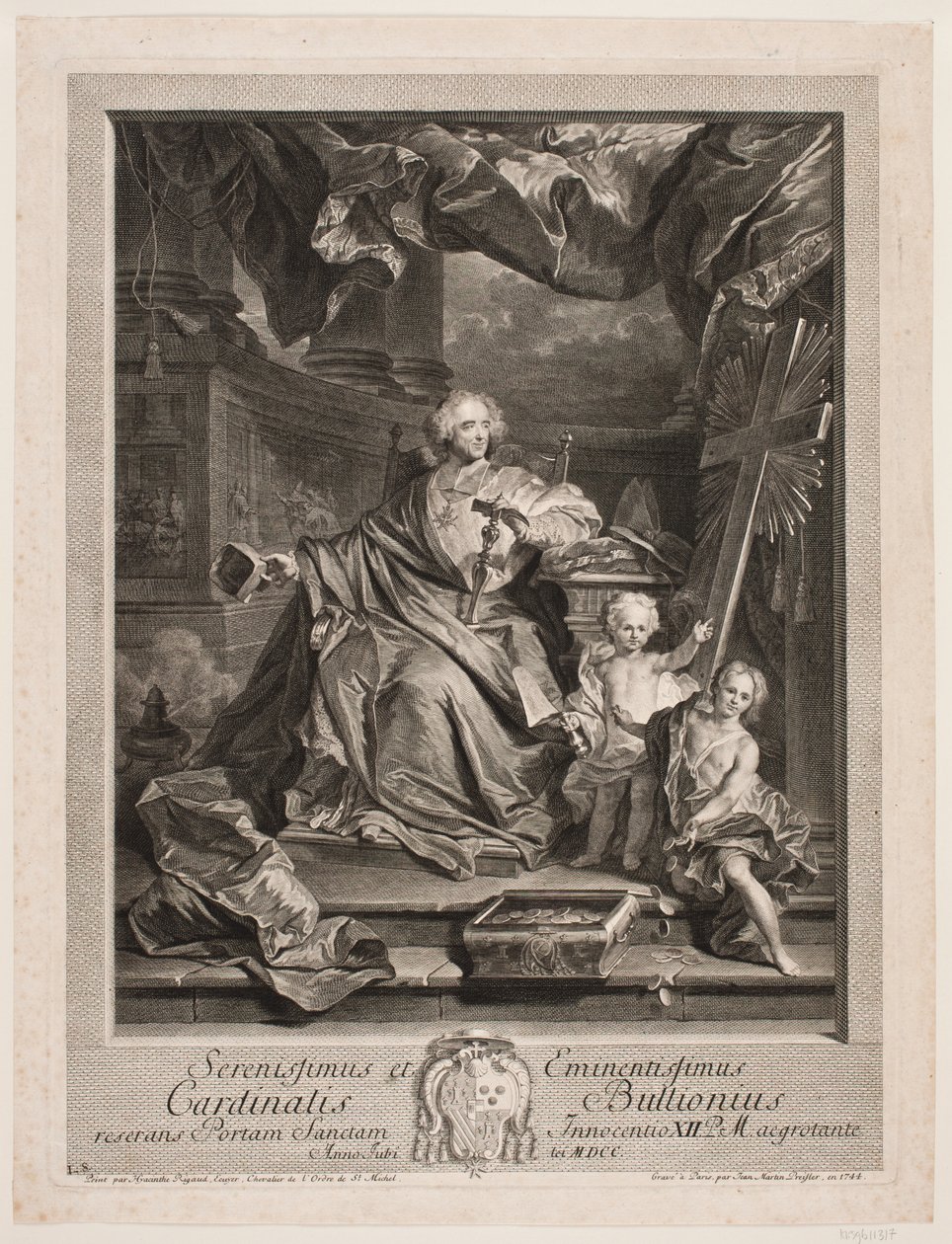 Kardinal de Bouillion von Johan Martin Preisler