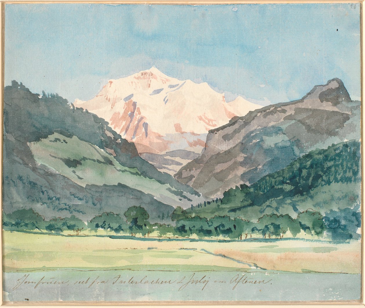 Alpenlandschaft von Johan Thomas Lundbye
