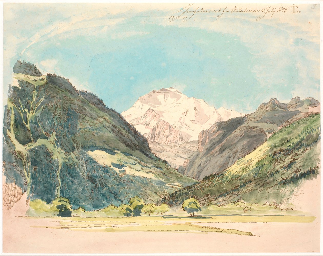 Alpenlandschaft von Johan Thomas Lundbye