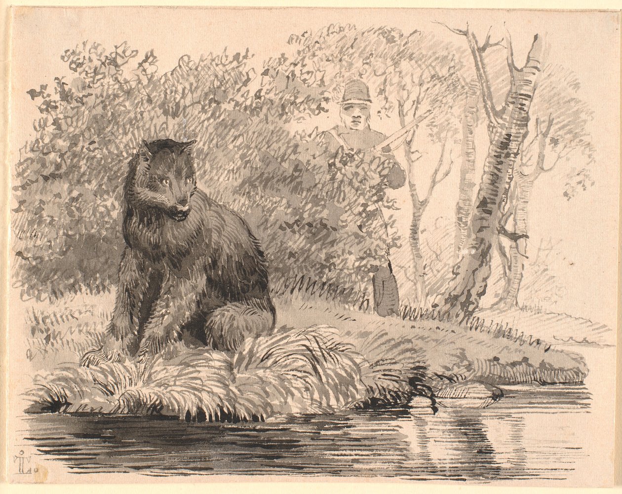 Der Bär von Johan Thomas Lundbye