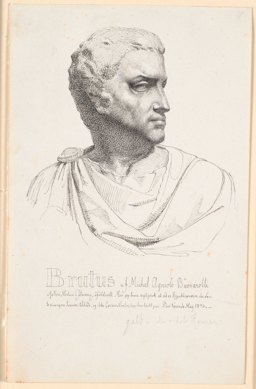 Brutuskopf von Johan Thomas Lundbye