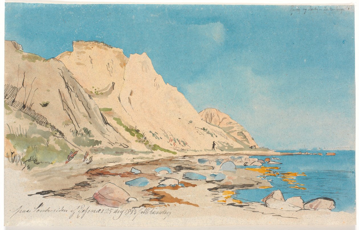 Hellede Klint, Refsnæs von Johan Thomas Lundbye