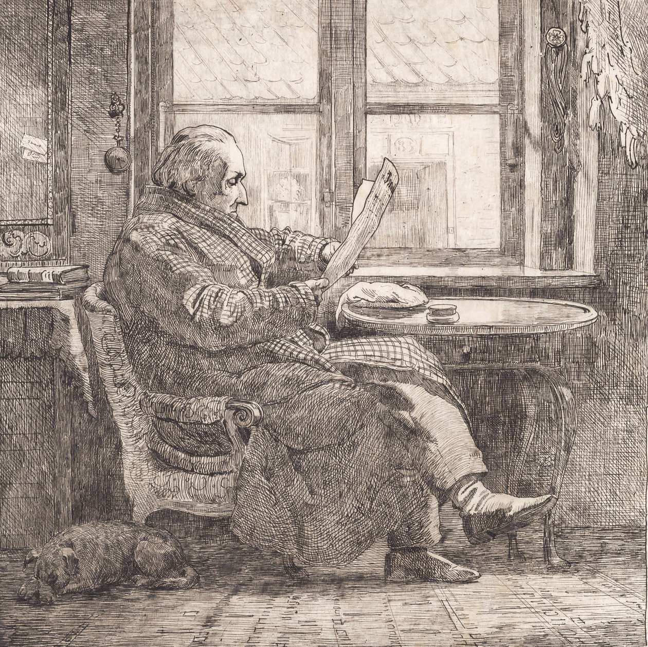 Justizrat Emanuel Bonnevie von Johan Thomas Lundbye