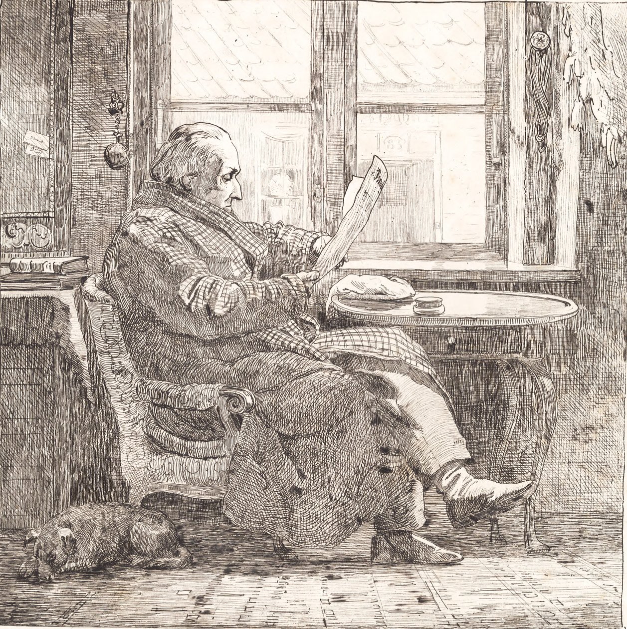 Justizrat Emanuel Bonnevie von Johan Thomas Lundbye