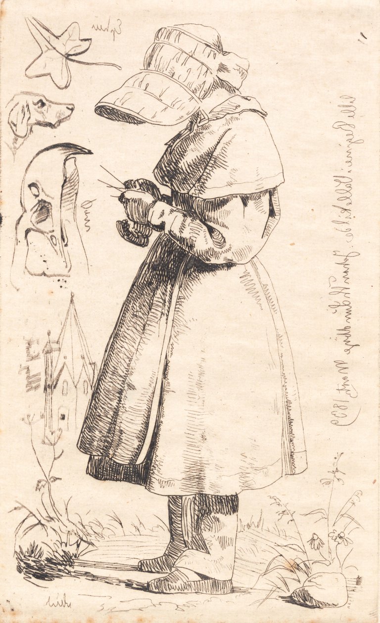 Kleine Regine in Vallekilde von Johan Thomas Lundbye