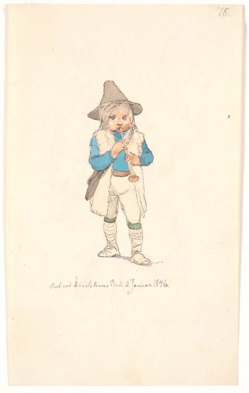 Kleiner "Pifferaro" von Johan Thomas Lundbye