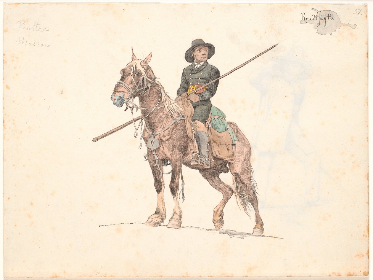 Reitender Campagnol von Johan Thomas Lundbye