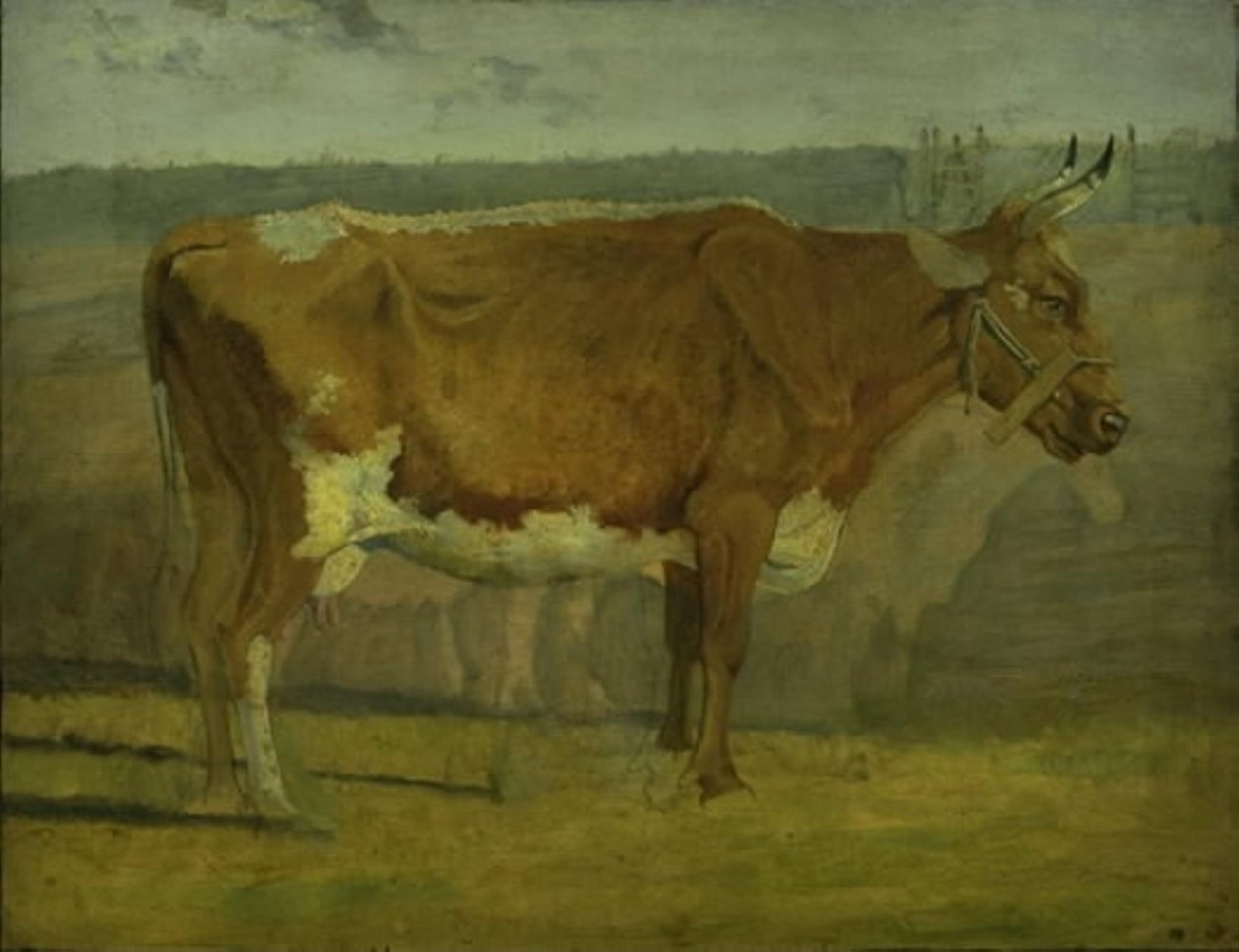 Studie einer Kuh von Johan Thomas Lundbye