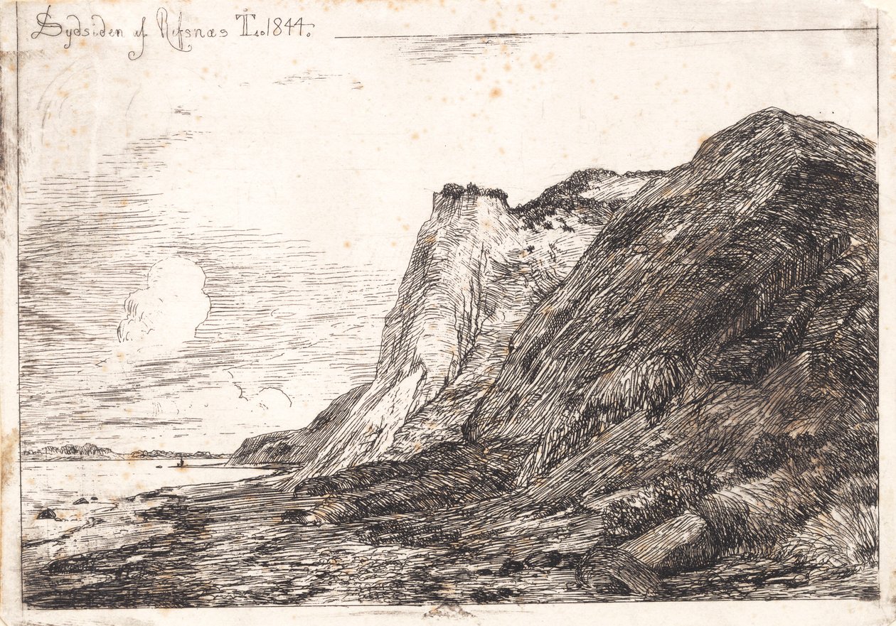 Südseite von Refnæs von Johan Thomas Lundbye