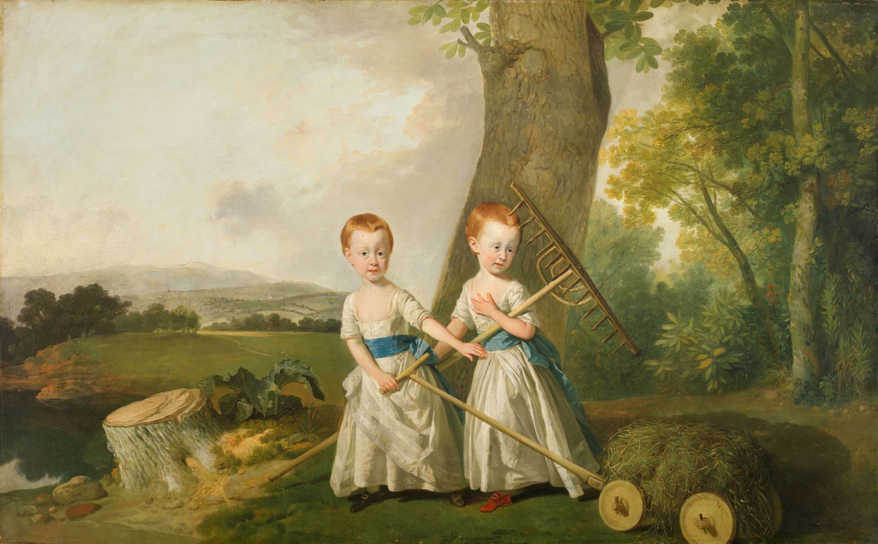 Porträt der Blunt-Kinder von Johan Zoffany