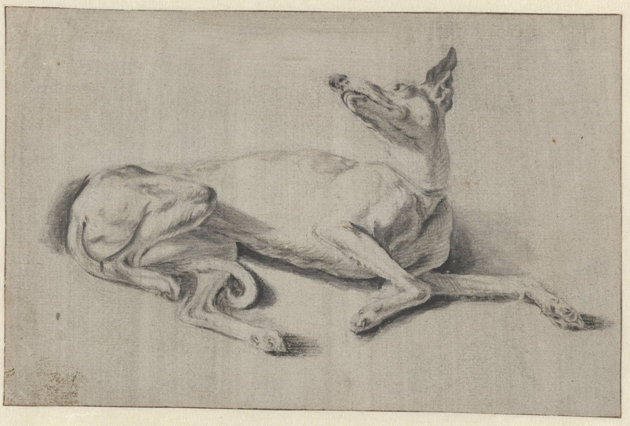 Liegender Windhund von Johan le Ducq (possibly)
