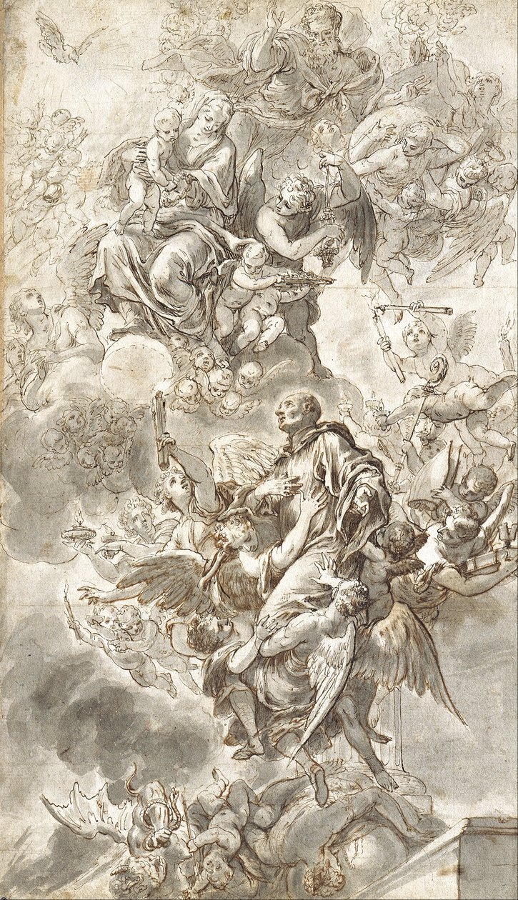 Die Apotheose des heiligen Benedikt von Johann Andreas Wolff