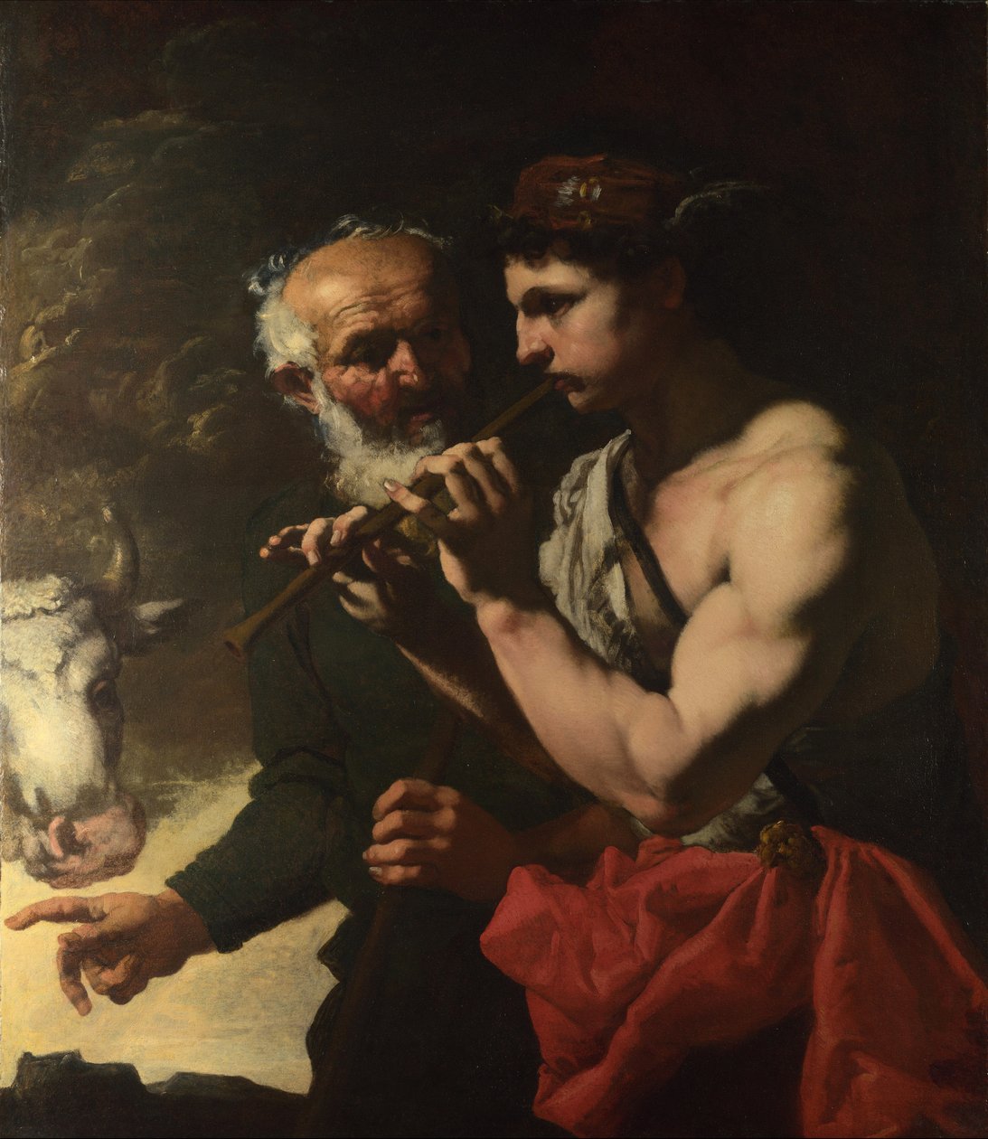 Merkur spielt für Argus von Johann Karl Loth