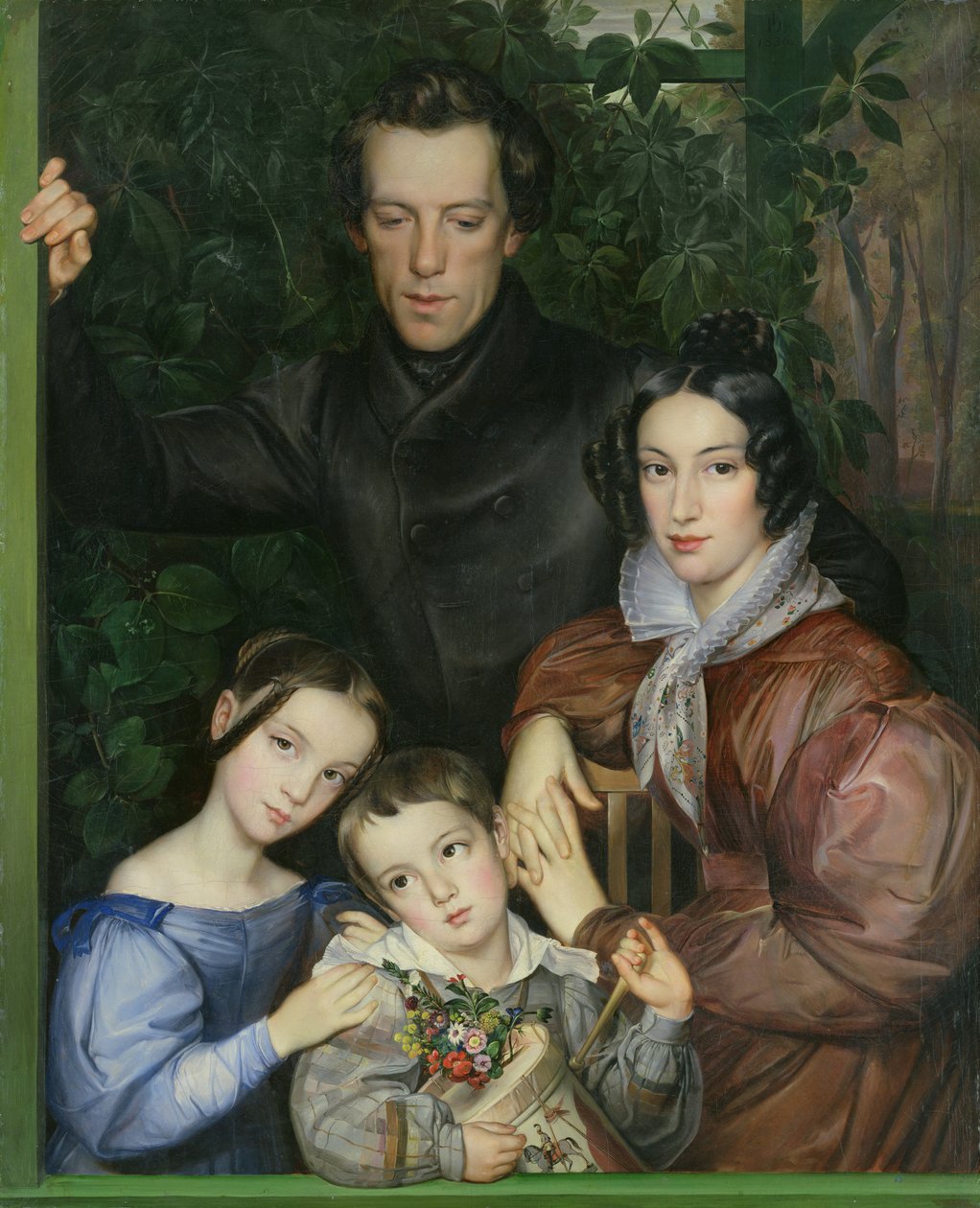 Die Familie Rauter, 1836 von Johann Friedrich Dieterich