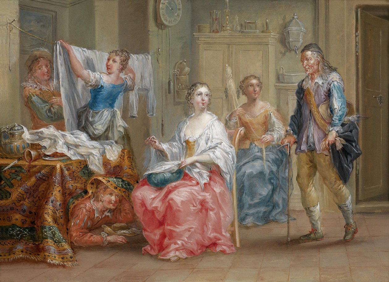 Das gestörte Liebespaar von Johann Georg Platzer