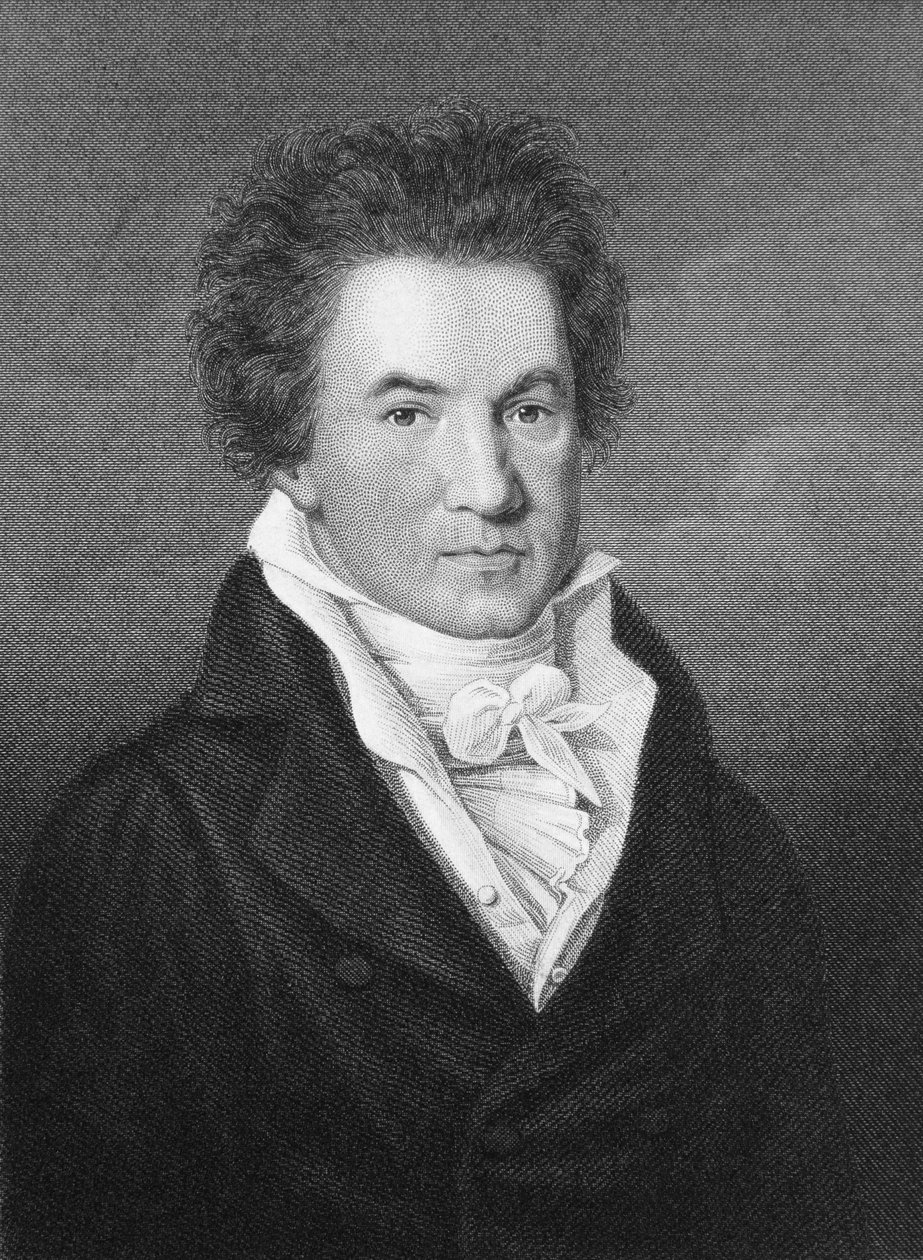 Porträt von Ludwig van Beethoven (1770-1827) von Johann Gottfried Scheffner