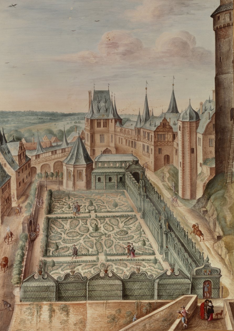 Ein Garten, 1660 von Johann Jakob Walther